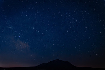 支笏湖畔の星空 / 北海道