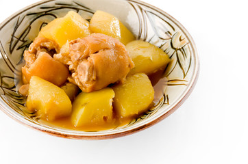 豚足とパパイヤの煮物