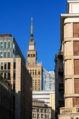 City Downtown of Warsaw in Poland