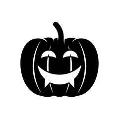 Pumpkin for Halloween Design Vector isolated. Happy Halloween Template Illustration
