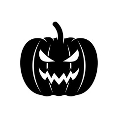 Pumpkin for Halloween Design Vector isolated. Happy Halloween Template Illustration