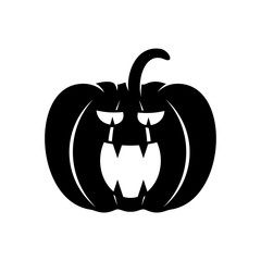 Pumpkin for Halloween Design Vector isolated. Happy Halloween Template Illustration