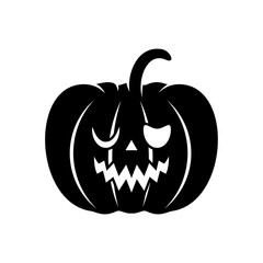 Pumpkin for Halloween Design Vector isolated. Happy Halloween Template Illustration