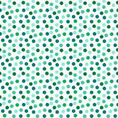 Seamless pattern. Multi-colored circles on a white background.