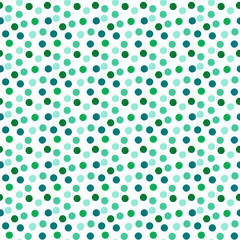 Seamless pattern. Multi-colored circles on a white background.