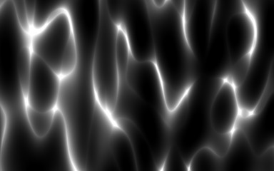 white gradient wave caustics on black 