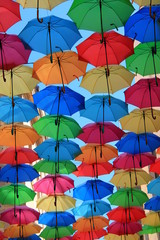 Fototapeta na wymiar Parapluies multicolorés