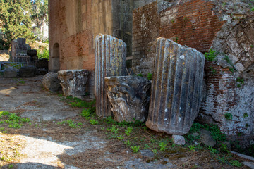 Pozzuoli, Naples, Italy. 20 August 2019. The Flavian Amphitheater is one of the two Roman...