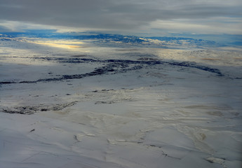 Aerial view Bozeman Montana