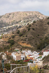 Gebirgslandschaft beim Botanischen Garten auf Gran Canaria