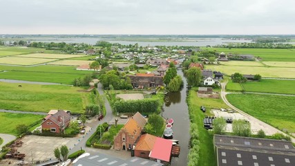 Aerial from Zevenhuizen in the Netherlands 