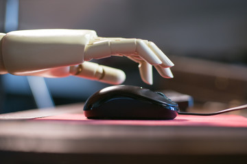 robotic hand using a computer mouse