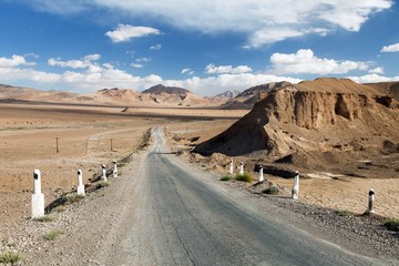 Pamir highway or pamirskij trakt.
