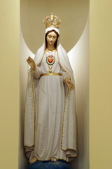 Immaculate Heart of Mary, Church of Saint Matthew in Dugave, Zagreb, Croatia © zatletic