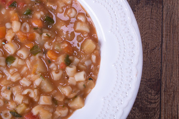 vegetables soup