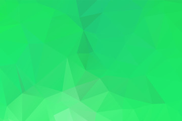 Obraz premium Light Green vector polygon abstract backdrop. Polygonal abstract vector with gradient. Textured pattern for your backgrounds
