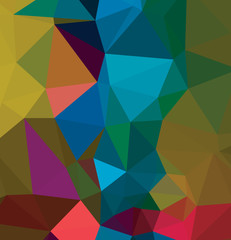 Abstract multicolor emerald green background. Vector polygonal design illustrator