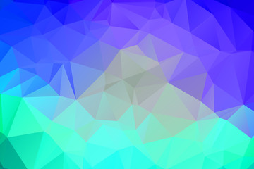 Obraz premium Abstract multicolor emerald green background. Vector polygonal design illustrator