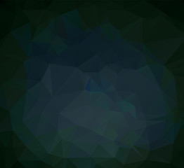 Vector Abstract geometric darkness black shape polygonal style