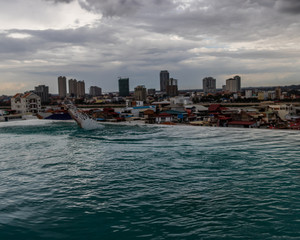 phnom penh city cambodia infinity pool skyline