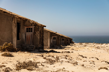 Fototapeta na wymiar The Ruins of Elizabeth Bay Mining Town in Namibia