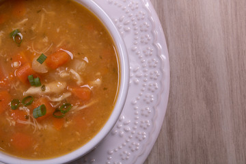 carrot soup with chicken