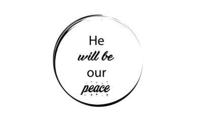 Christian faith, typography for print or use as poster, card, flyer or T shirt