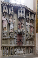 Tabernacle in St James Church in Rothenburg ob der Tauber, Germany