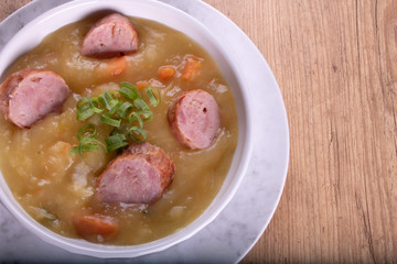  cassava soup with pepperoni