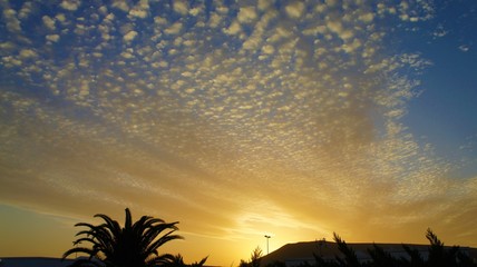 Sunset on Lanzarote