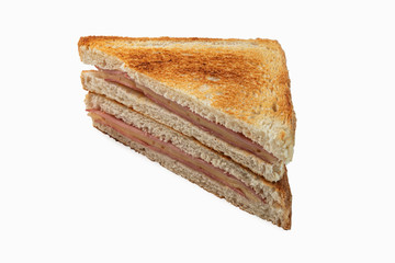 Delicious french bread cost in half and stacked