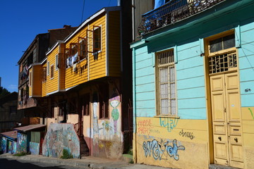 Ville colorée Valparaiso Chili