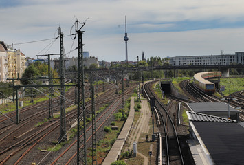Berlin, Panorama View on Alexanderplatz