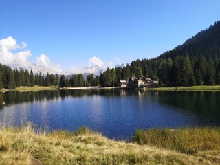 lake in mountains