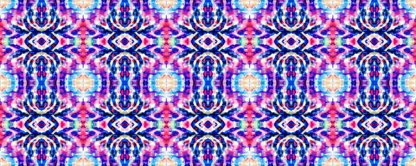 Ikat Seamless Pattern.