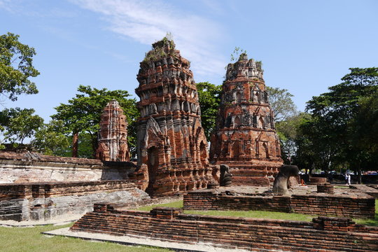 Pagoden in der Ruinenstadt Ayutthaya