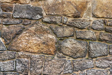 Old stone wall in Bautzen old town