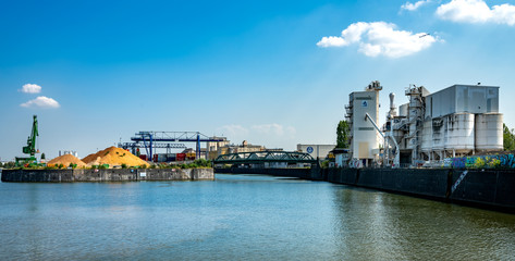 Industriehafen in Frankfurt am Main