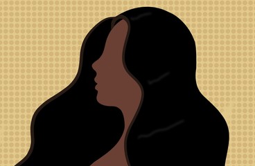 silhouette of a woman