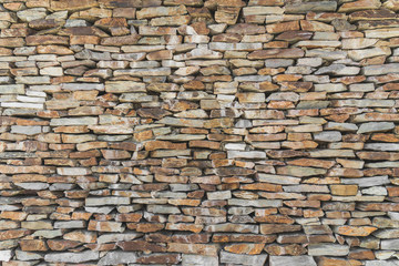 Old cobble stone wall background