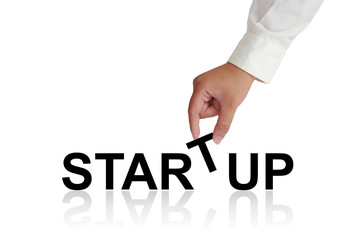 Startup Start Up, Motivational Words Quotes Concept
