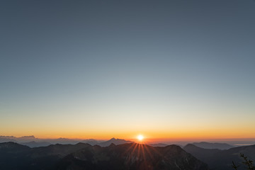 Fototapeta na wymiar Wanderung und Biwak am Hirschberg