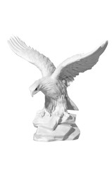 Obraz premium statue of an eagle on a white background