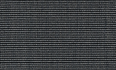 Closeup black ,dark grey color fabric sample texture backdrop. Dark grey fabric strip line pattern design,upholstery for decoration interior design or abstract background..