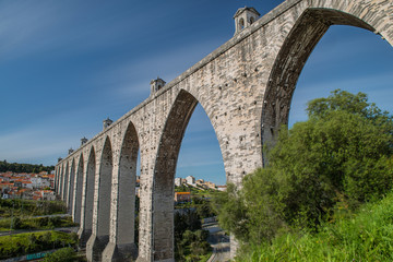 The Aqueduct Aguas Livres Portuguese: Aqueduto das Aguas Livres Aqueduct of the Free Waters is a historic aqueduct in the city of Lisbon, Portugal
