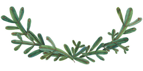 Christmas Tree Green Garland