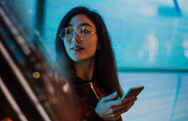 Beautiful asian japanese girl street portraits