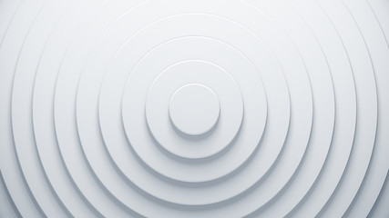 Obraz premium 3d rings render illustration. Abstract geometric background for business template. Simple and creative texture for corporate design. Clean style modern concept.