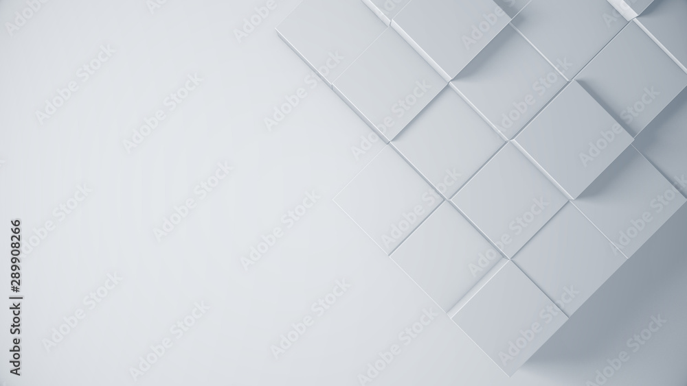 Poster abstract background with cubes. title sreen concept for business slides. clean and simple pattern fo