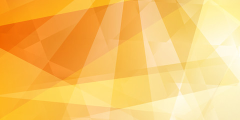 Abstract background of intersecting lines and polygons in yellow colors